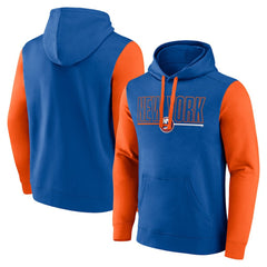 NHL New York Islanders Logo Athletic Deliver Fleece Pullover Hoodie - Royal