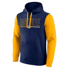 NHL Nashville Predators Logo Athletic Deliver Fleece Pullover Hoodie - Navy