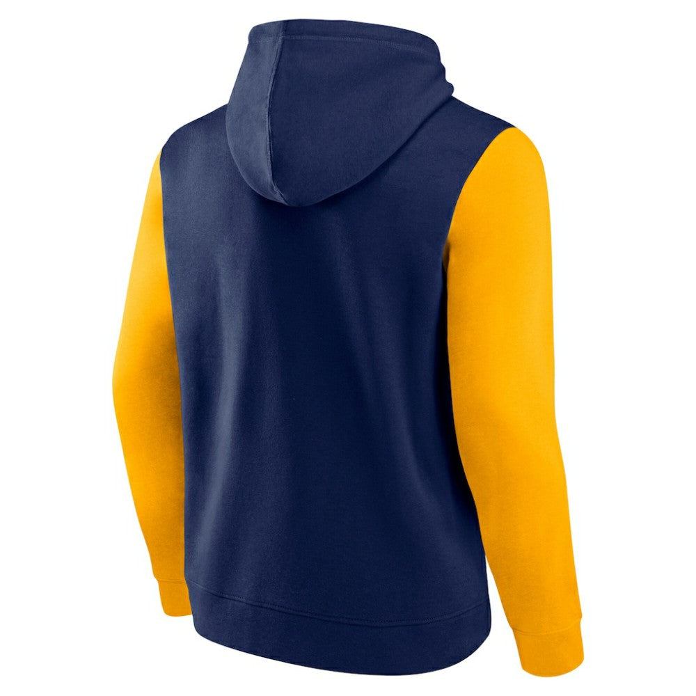 NHL Nashville Predators Logo Athletic Deliver Fleece Pullover Hoodie - Navy
