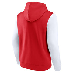 NHL Detroit Red Wings Logo Athletic Deliver Fleece Pullover Hoodie - Red