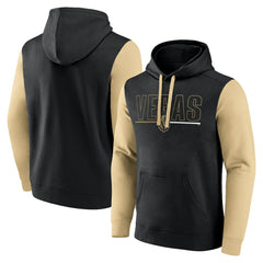 NHL Vegas Golden Knights Logo Athletic Deliver Fleece Pullover Hoodie - Black