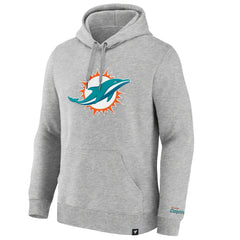 Miami Dolphins Legacy Fleece Pullover Hoodie Heather Gray