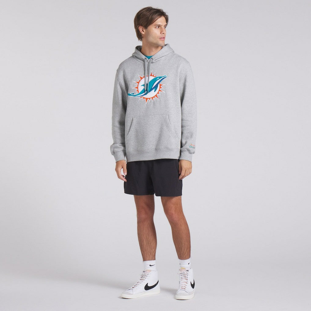Miami Dolphins Legacy Fleece Pullover Hoodie Heather Gray