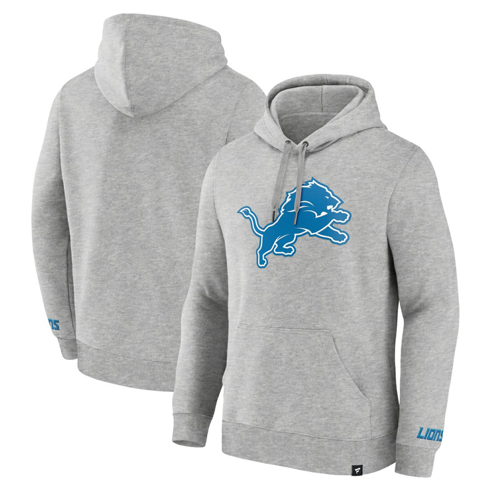 Detroit Lions Legacy Fleece Pullover Hoodie Heather Gray