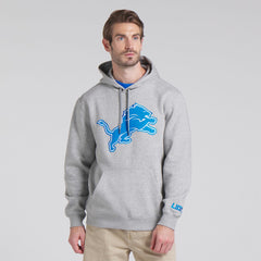 Detroit Lions Legacy Fleece Pullover Hoodie Heather Gray
