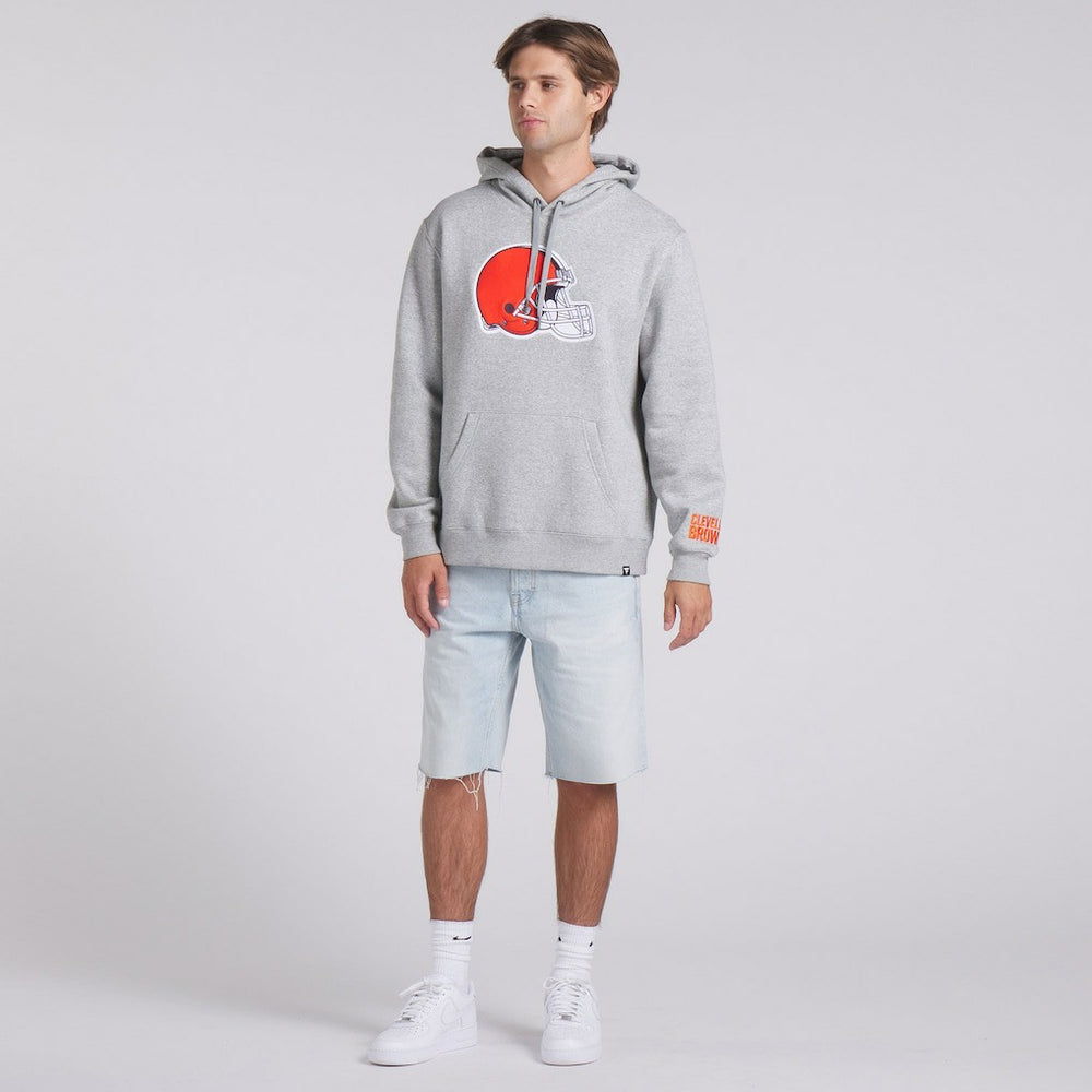 Cleveland Browns Legacy Fleece Pullover Hoodie Heather Gray