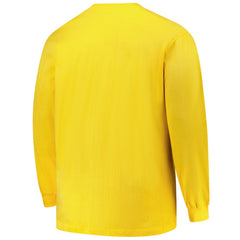 Pittsburgh Pirates Profile Big & Tall Two-Hit Long Sleeve T-Shirt - Gold T-shirts