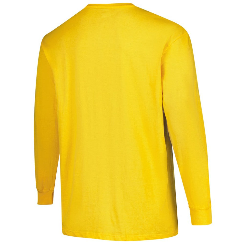 San Diego Padres Profile Big & Tall Two-Hit Long Sleeve T-Shirt - Gold T-shirts
