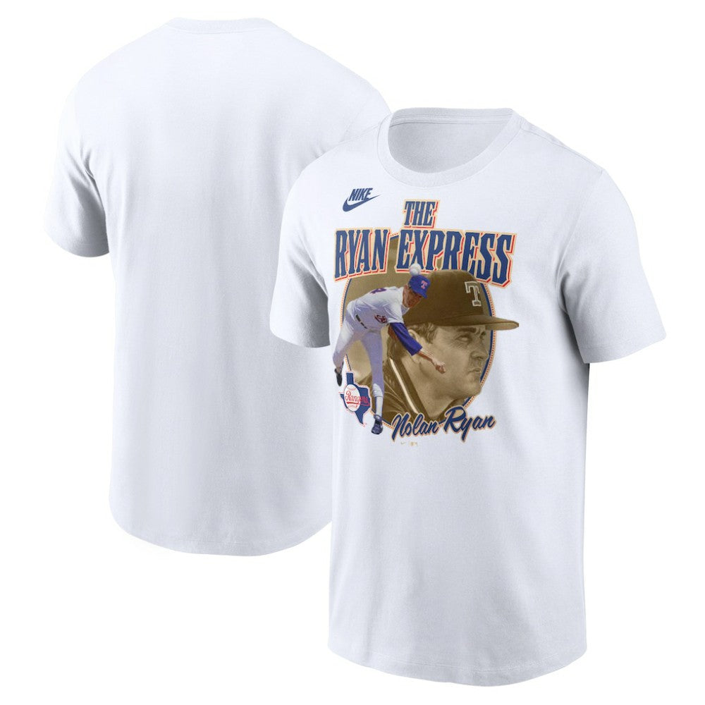 Nolan Ryan Texas Rangers Nike Cooperstown Legends Graphic T-Shirt - White T-shirts