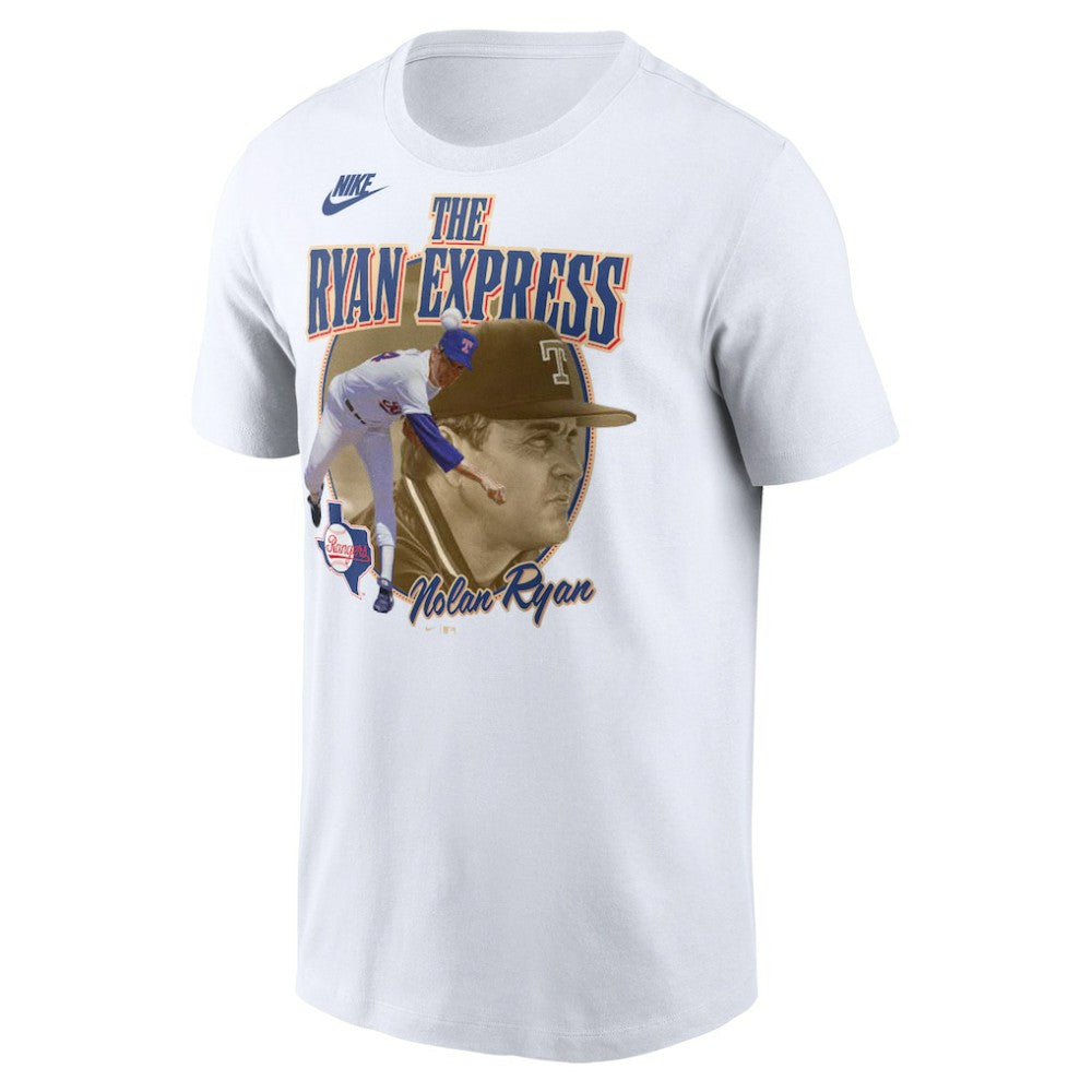 Nolan Ryan Texas Rangers Nike Cooperstown Legends Graphic T-Shirt - White T-shirts