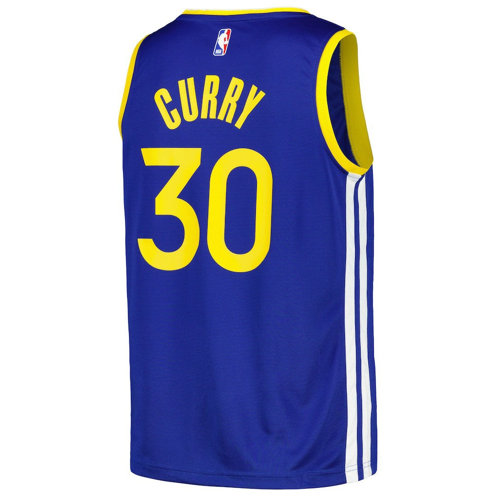 Stephen Curry Golden State Warriors Fast Break Player Badge Jersey Royal