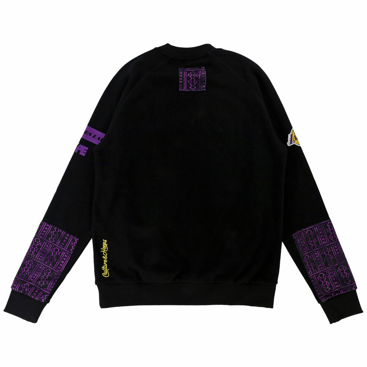 Los Angeles Lakers NBA x Two Hype Unisex Culture & Hoops Heavyweight Pullover Sweatshirt - Black