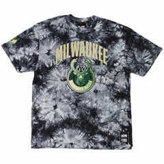 Milwaukee Bucks NBA x Two Hype Unisex Culture & Hoops Tie-Dye T-Shirt - Black