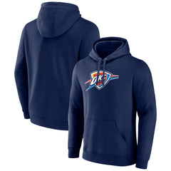 Oklahoma City Thunder Primary Logo Pullover Hoodie Navy