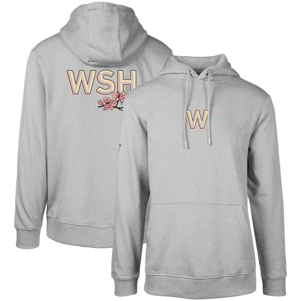 Washington Nationals Levelwear City Connect Podium Core 2.0 Pullover Hoodie - Gray Hoodies