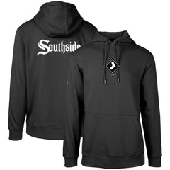 Chicago White Sox Levelwear City Connect Podium Core 2.0 Pullover Hoodie - Black Hoodies