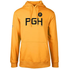 Pittsburgh Pirates Levelwear City Connect Podium Core Logo Pullover Hoodie - Gold Hoodies