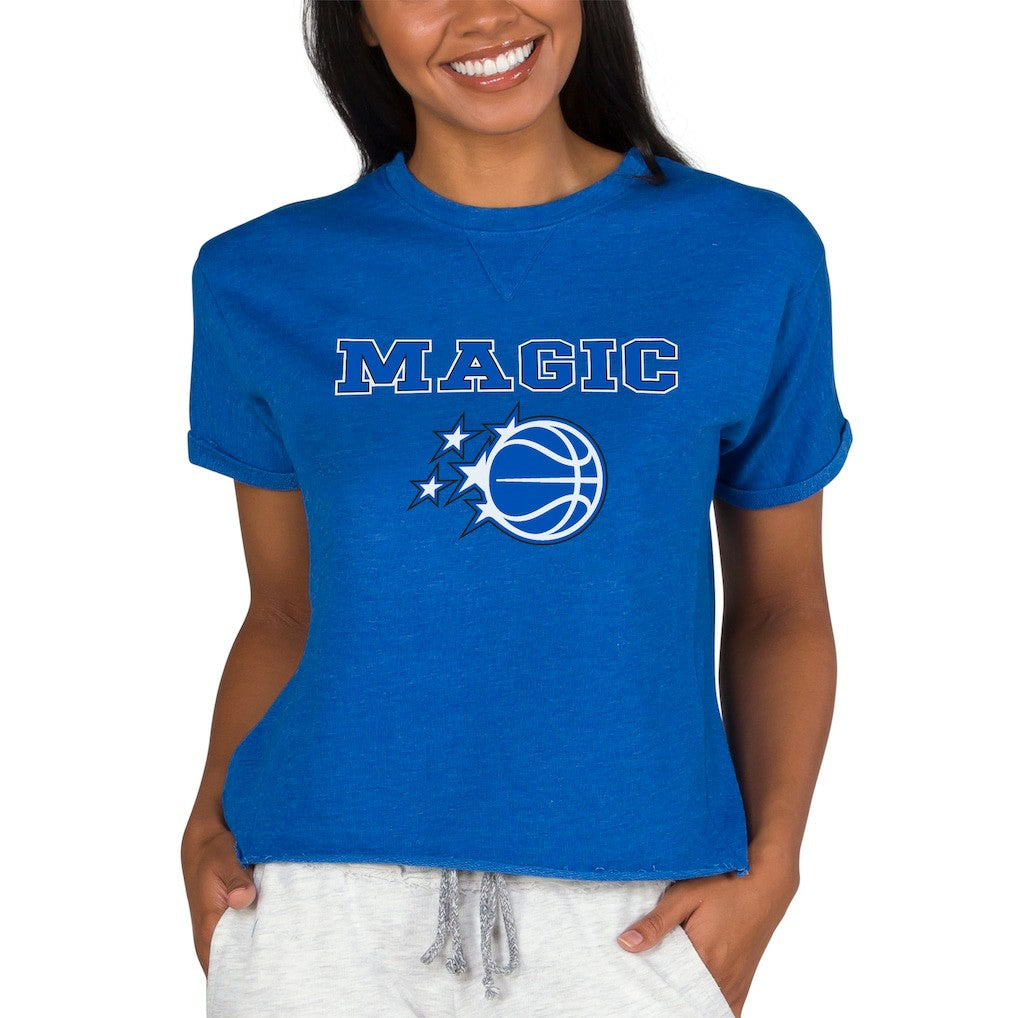 Orlando Magic Concepts Sport NBA Women's Concepts Mainstream Terry SS Top Royal