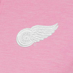 NHL Detroit Red Wings Antigua Women's White Logo Mentor Quarter-Zip Jacket - Pink