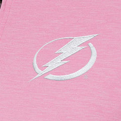 NHL Tampa Bay Lightning Antigua Women's White Logo Mentor Quarter-Zip Jacket - Pink