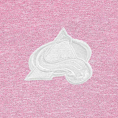 NHL Colorado Avalanche Antigua White Logo Hunk Quarter-Zip Pullover - Pink
