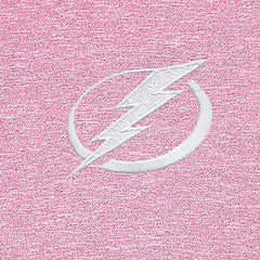 NHL Tampa Bay Lightning Antigua White Logo Hunk Quarter-Zip Pullover - Pink