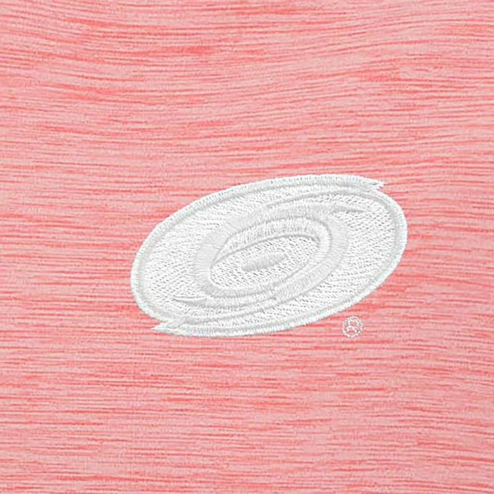 NHL Carolina Hurricanes Antigua White Logo Bright Quarter-Zip Pullover - Coral