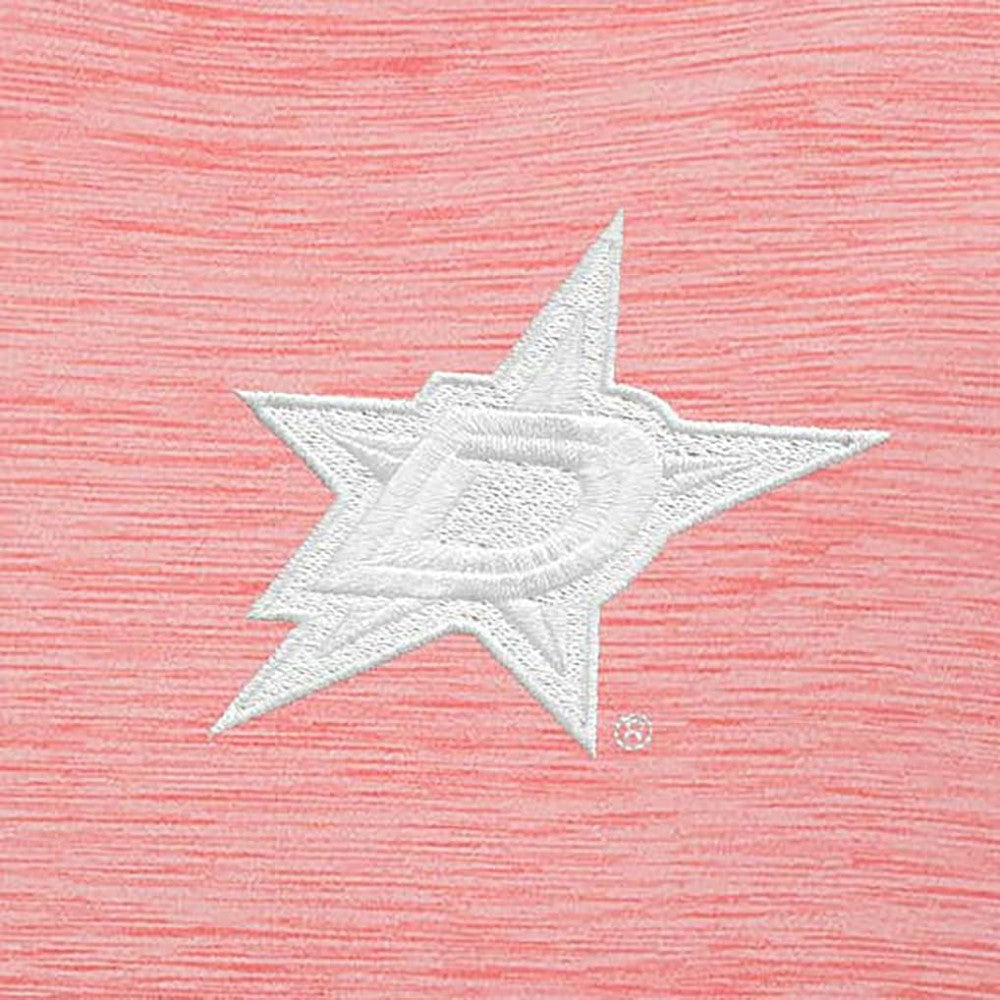 NHL Dallas Stars Antigua White Logo Bright Quarter-Zip Pullover - Coral