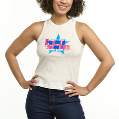 Houston Astros Lusso Women's Lourdes Tank Top - White Tanks