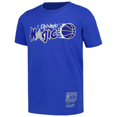Orlando Magic Youth Hardwood Classics Retro Logo T-Shirt Blue
