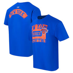 New York Knicks Pro Standard Made To Play Drop Shoulder T-Shirt Royal