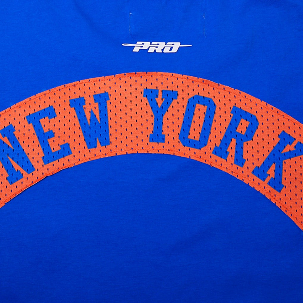 New York Knicks Pro Standard Made To Play Drop Shoulder T-Shirt Royal