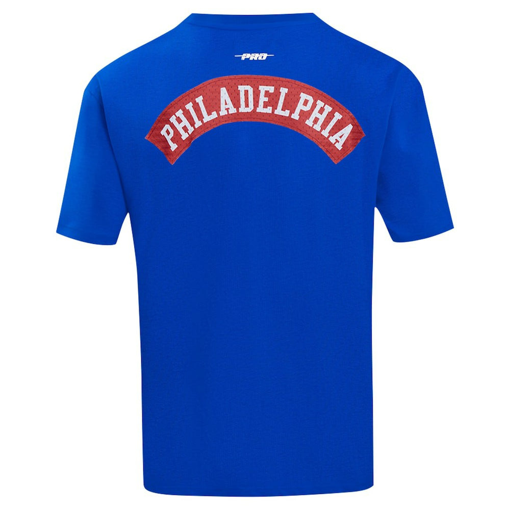 Philadelphia 76ers Pro Standard Made To Play Drop Shoulder T-Shirt Royal