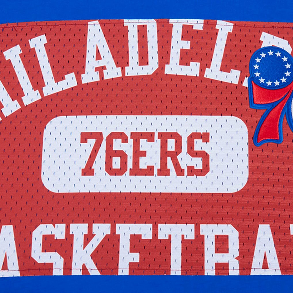 Philadelphia 76ers Pro Standard Made To Play Drop Shoulder T-Shirt Royal