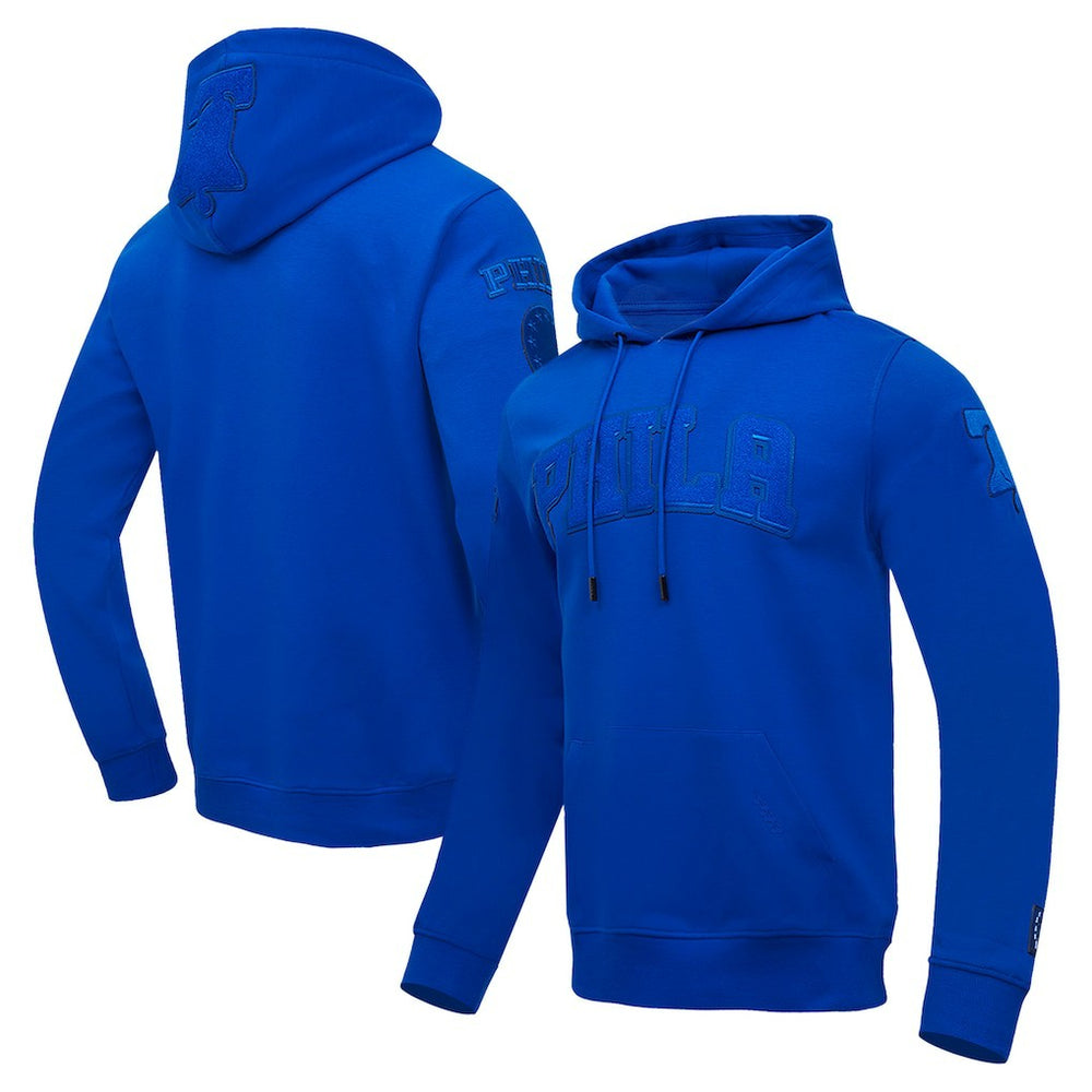 Philadelphia 76ers Pro Standard Triple Tonal DK Pullover Hoodie Jacket Royal