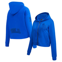 Philadelphia 76ers Pro Standard Women's Triple Tonal Full-Zip Hoodie Royal