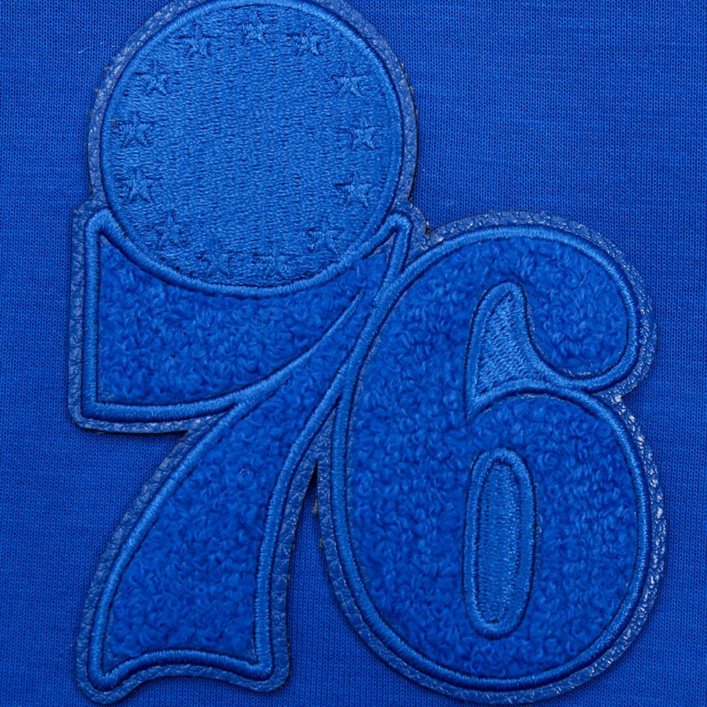 Philadelphia 76ers Pro Standard Women's Triple Tonal Full-Zip Hoodie Royal