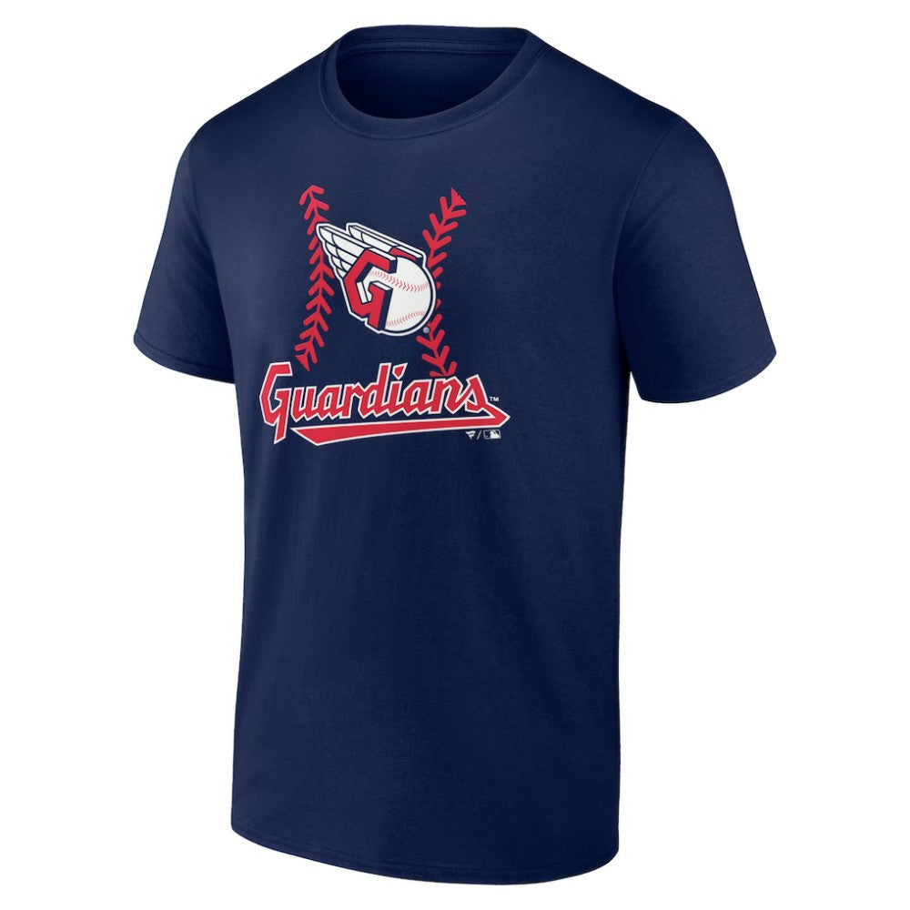 Cleveland Guardians Personalized Name & Number Fastball T-Shirt - Navy T-shirts