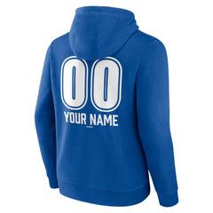 Los Angeles Dodgers Personalized Name & Number Fastball Pullover Hoodie - Royal Hoodies