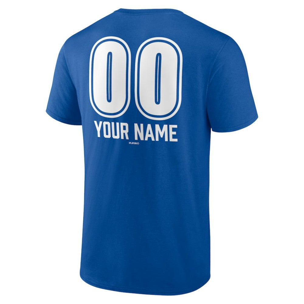 Los Angeles Dodgers Personalized Name & Number Fastball T-Shirt - Royal T-shirts