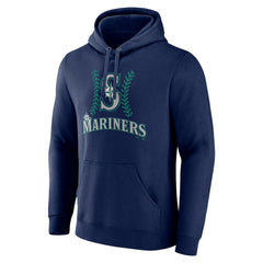 Seattle Mariners Personalized Name & Number Fastball Pullover Hoodie - Navy Hoodies