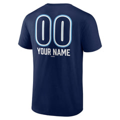 Tampa Bay Rays Personalized Name & Number Fastball T-Shirt - Navy T-shirts