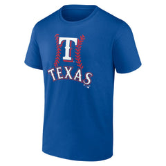 Texas Rangers Personalized Name & Number Fastball T-Shirt - Royal T-shirts