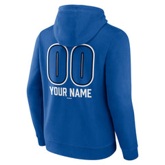 Toronto Blue Jays Personalized Name & Number Fastball Pullover Hoodie - Royal Hoodies