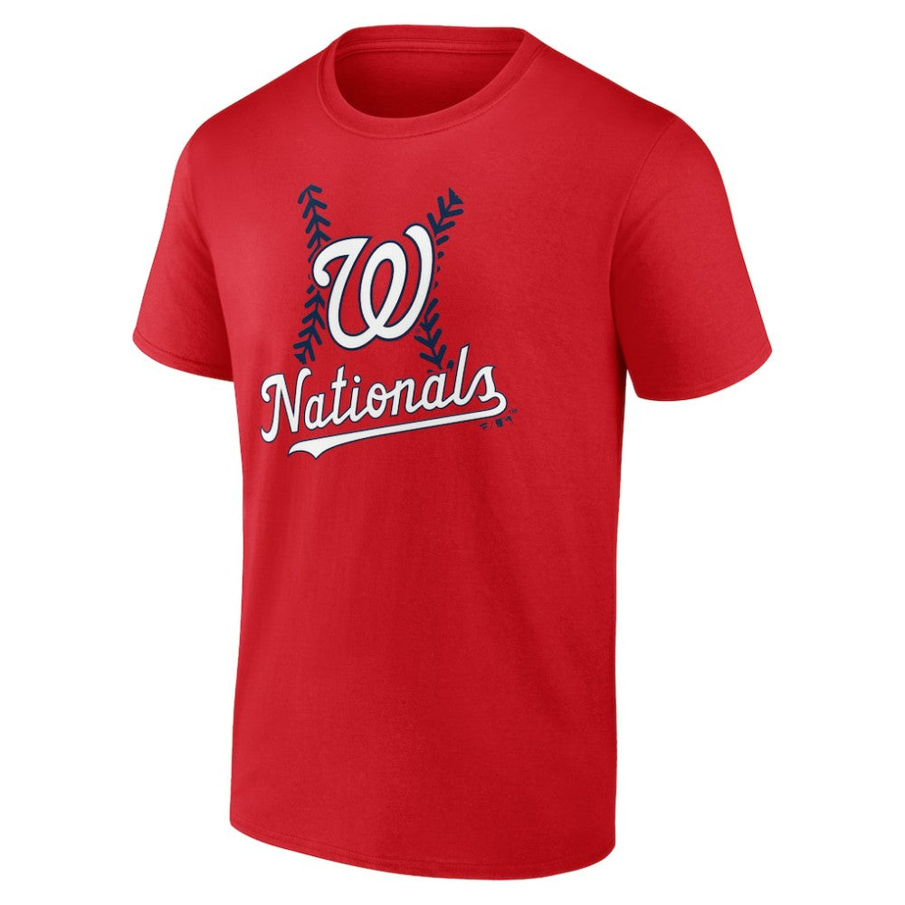 Washington Nationals Personalized Name & Number Fastball T-Shirt - Red T-shirts