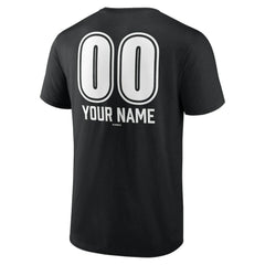 Los Angeles Dodgers Personalized Name & Number Fastball T-Shirt - Black T-shirts