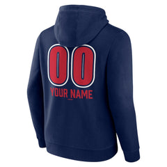 St. Louis Cardinals Personalized Name & Number Fastball Pullover Hoodie - Navy Hoodies