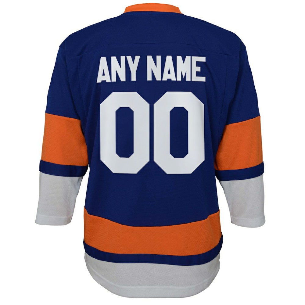 NHL,Custom New York Islanders Youth Home Replica Custom Jersey - Royal