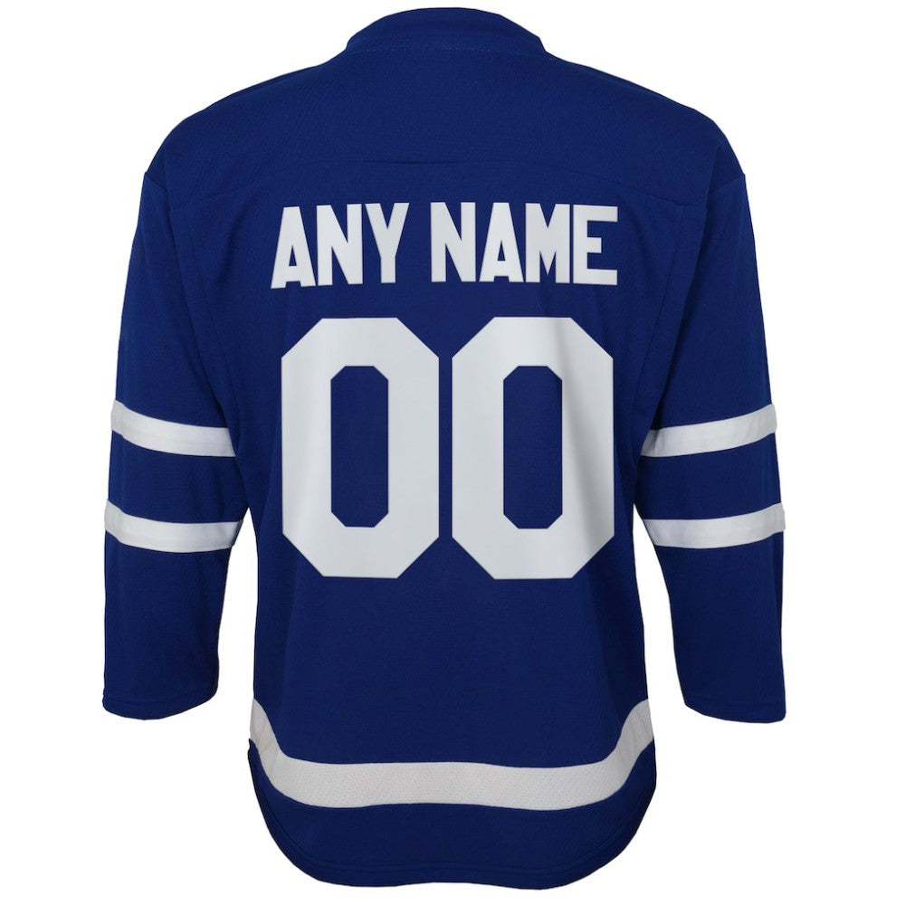 NHL,Custom Toronto Maple Leafs Youth Home Replica Custom Jersey - Blue