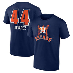 Yordan Alvarez Houston Astros Fastball Player Name & Number T-Shirt - Navy T-shirts